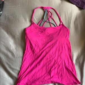 Open back with loose tank attached